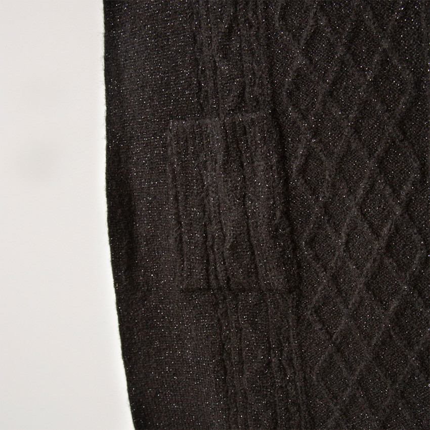 Παιδικά - Κοντομάνικο πλεκτό φόρεμα με τσέπες 