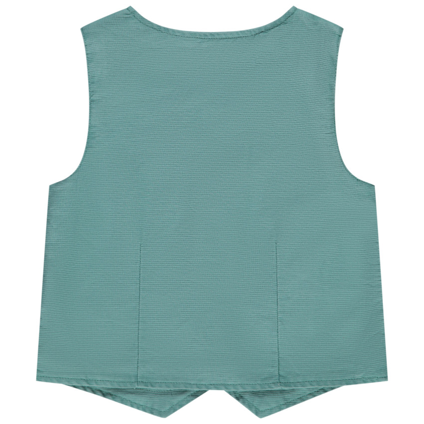 Γιλέκο σερβιτόρου γιορτής από βαμβακερό ύφασμα για bebe αγόρι 