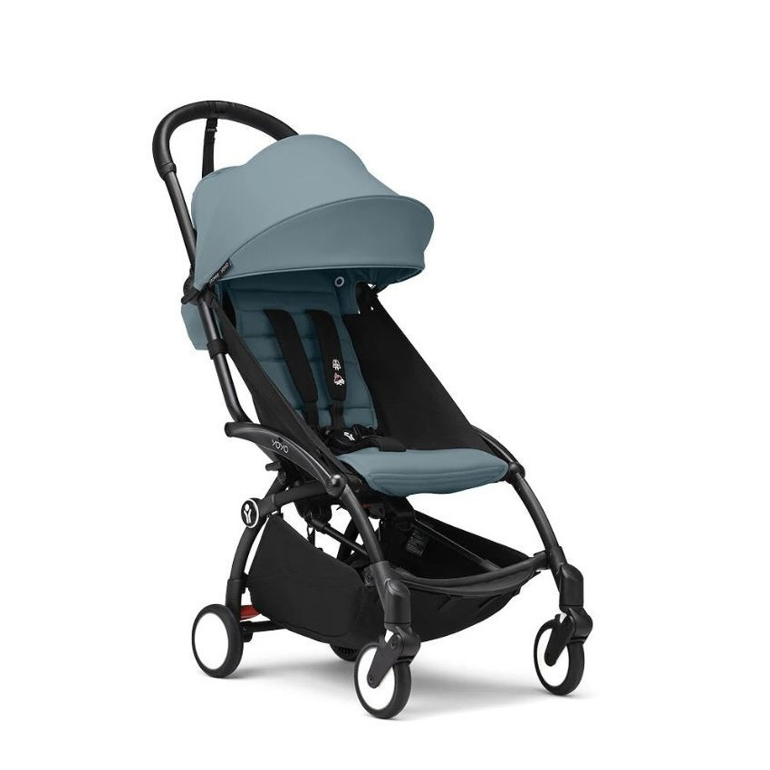 Καρότσι YOYO 6+ color pack Aqua - Frame Black 