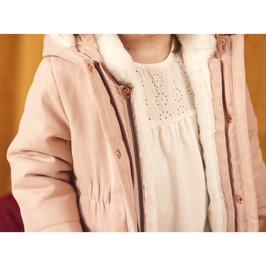 Parka Grand Froid 2 σε 1 με επένδυση από συνθετική γούνα για bebe κορίτσι 