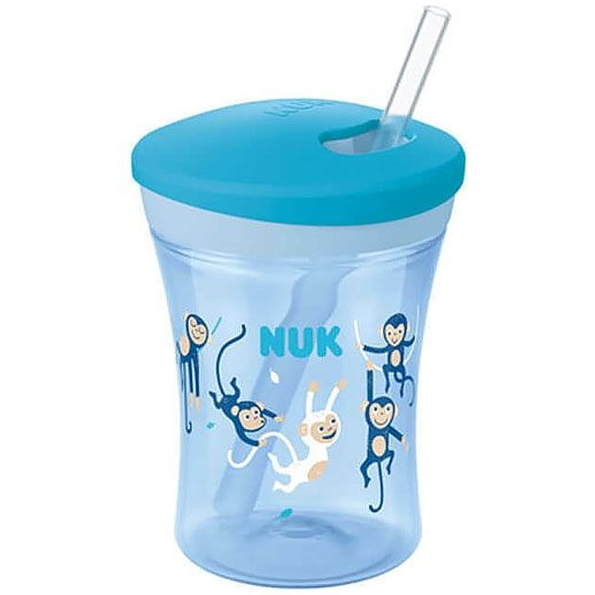 NUK Action Cup 230ml με καλαμάκι 