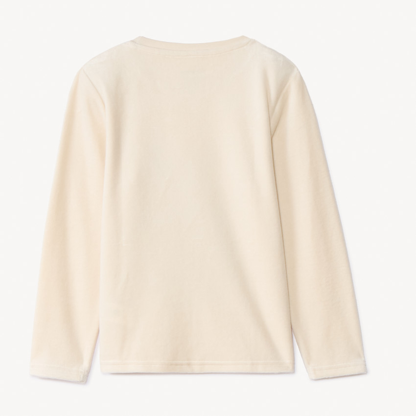 Set pyjama en velours motifs loup pour garçon 