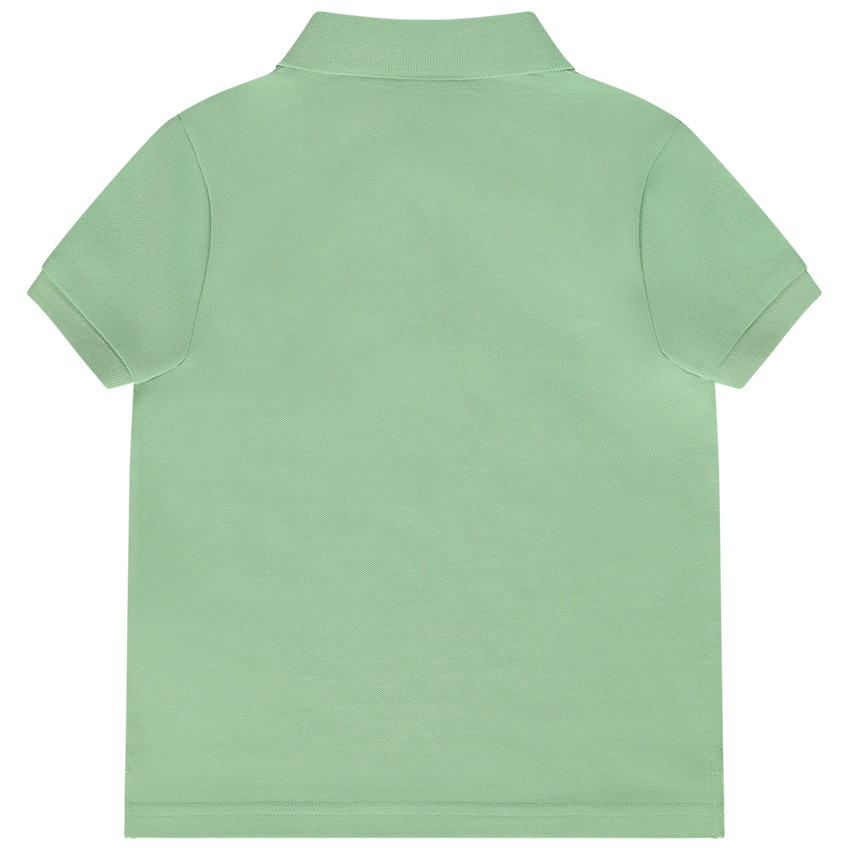 Πόλο κοντομάνικο μονόχρωμο για αγόρι 