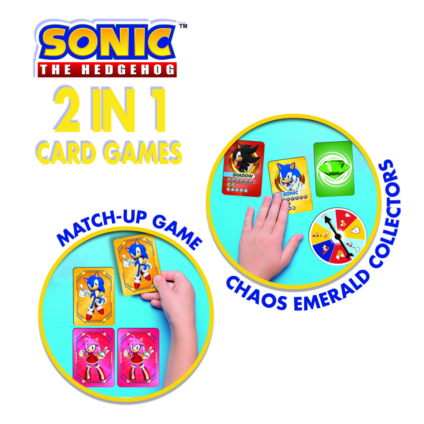 Sonic 2 Σε 1 Παιχνίδι Καρτών Και Σακίδιο 