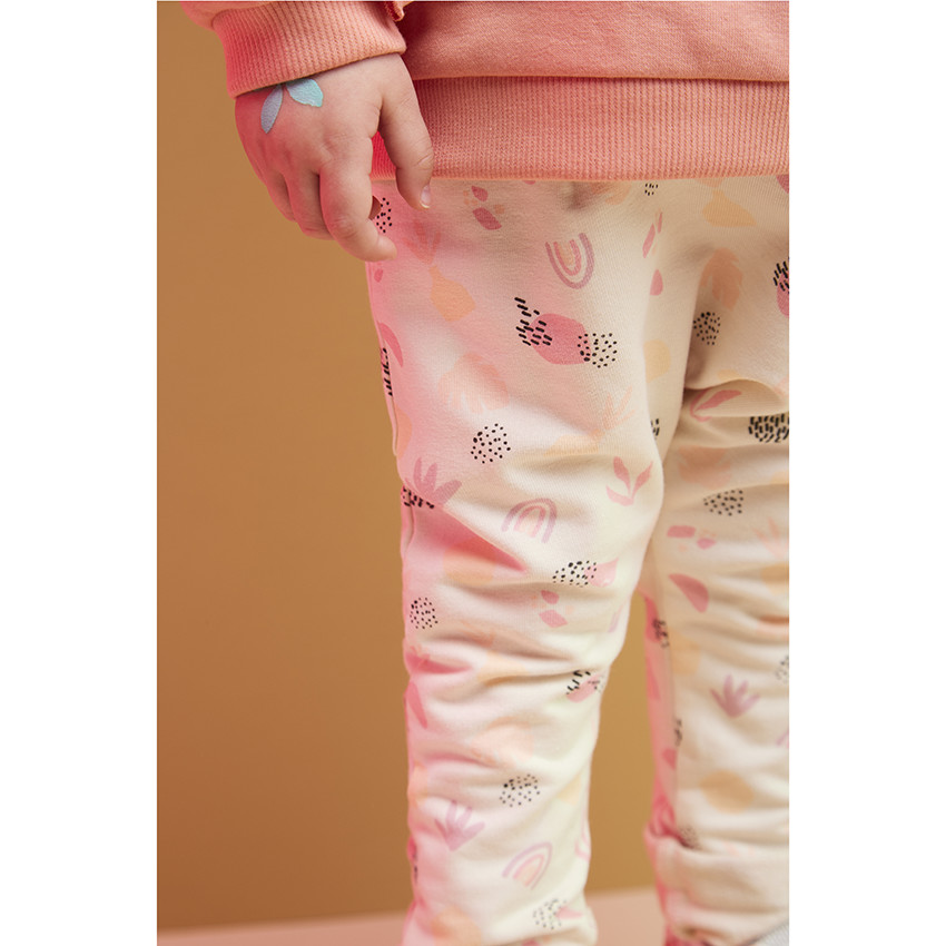 Σορτς σπορ με φαντεζί σχέδιο για bebe κορίτσι 