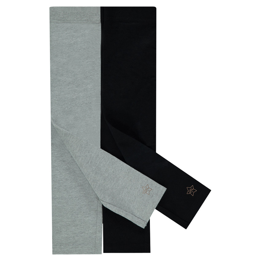 Σετ με 2 μονόχρωμα κολάν από ζέρσεϊ 