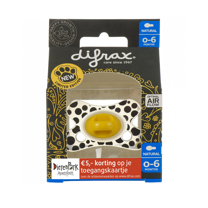 Πιπίλα σιλικόνης Animal - Natural 0-6 μηνών 