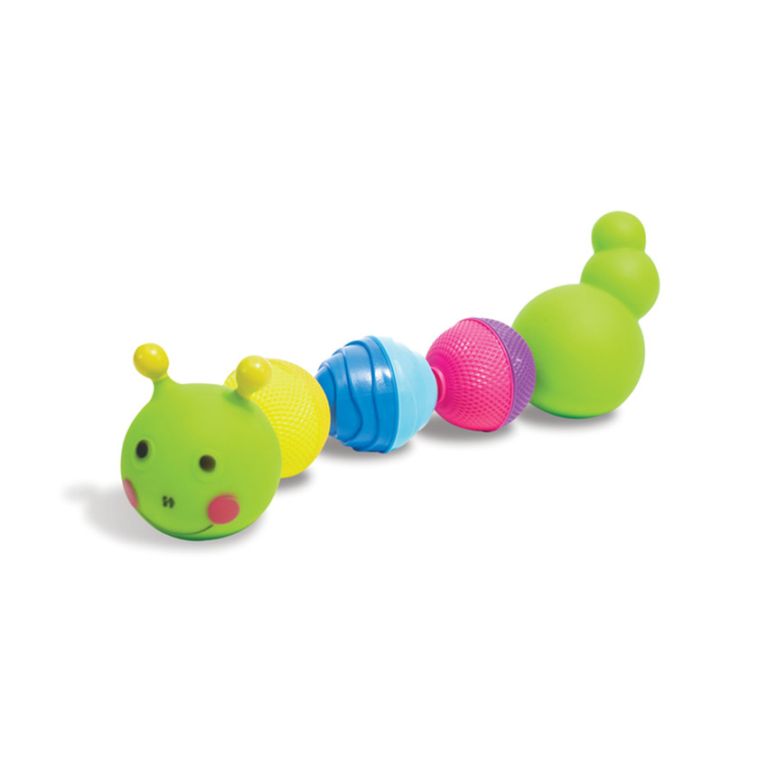 Lalaboom Εκπαιδευτικό Παιχνίδι Μπάνιου με Χάντρες Κάμπια 8τμχ 