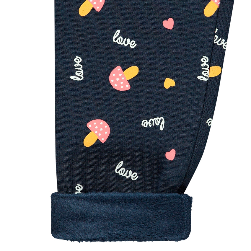 Κολάν με σχέδιο με επένδυση sherpa για bebe κορίτσι 