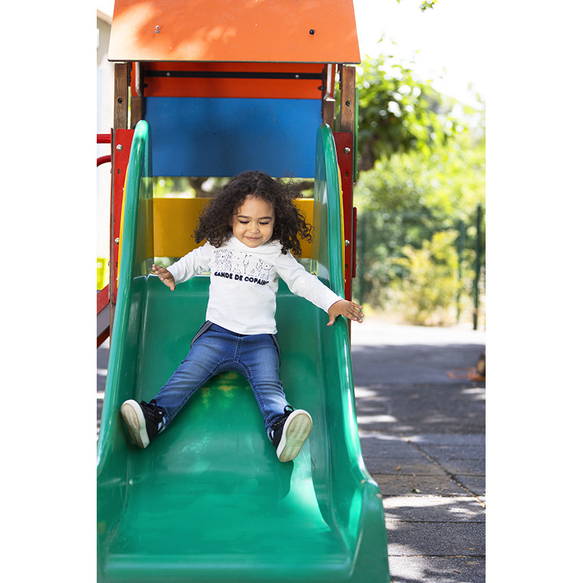 Τζιν με used όψη και αφαιρούμενες τιράντες 