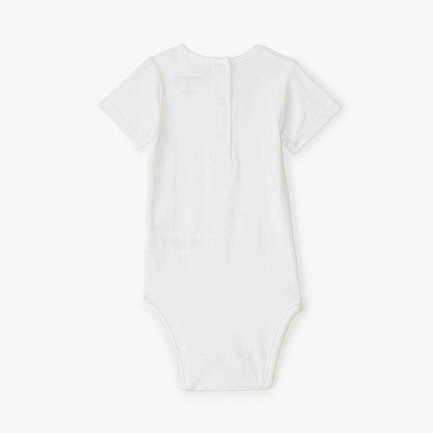 Σετ από 3 μονόχρωμα κοντομάνικα bodies για κορίτσι . 