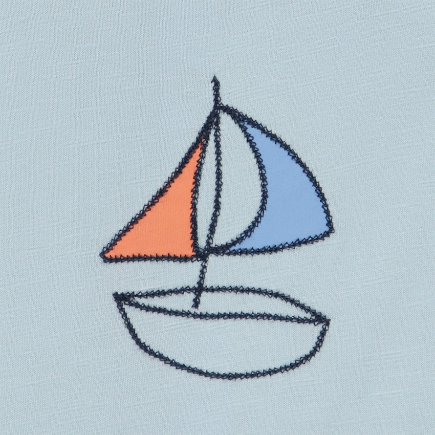 Σετ 2 τεμαχίων με σχέδιο ιστιοφόρο για bebe αγόρι 