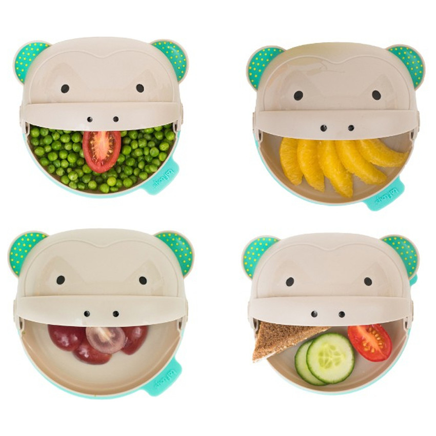 Taf toys βρεφικό εκπαιδευτικό πιατάκι φαγητού Meal Time Monkey – Hide & Eat 