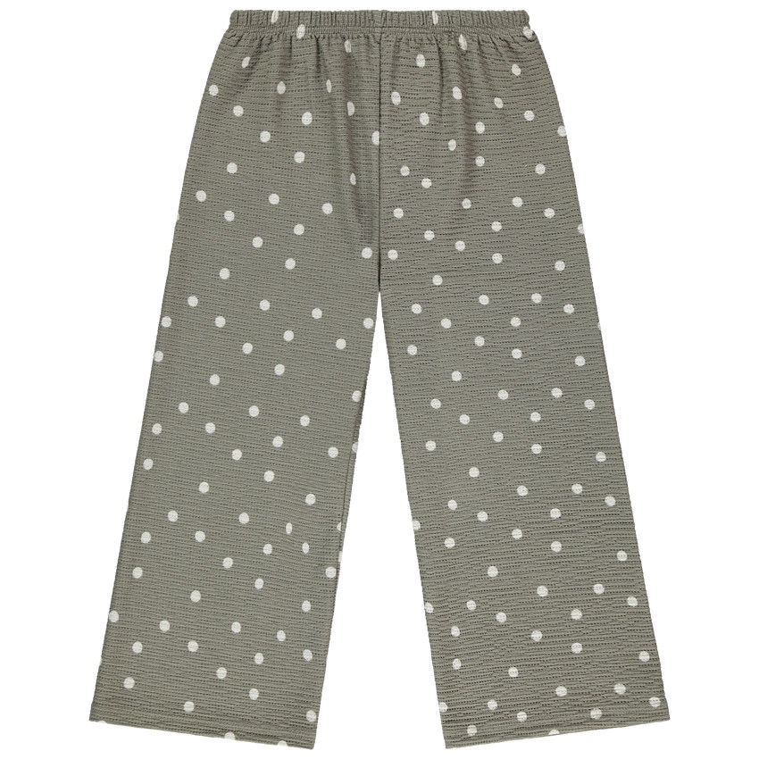 Παντελόνι φαρδύ με φαντεζί σχέδιο για κορίτσι 