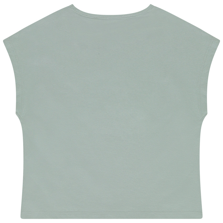 Κοντομάνικο μπλουζάκι με κέντημα 3D για κορίτσι 