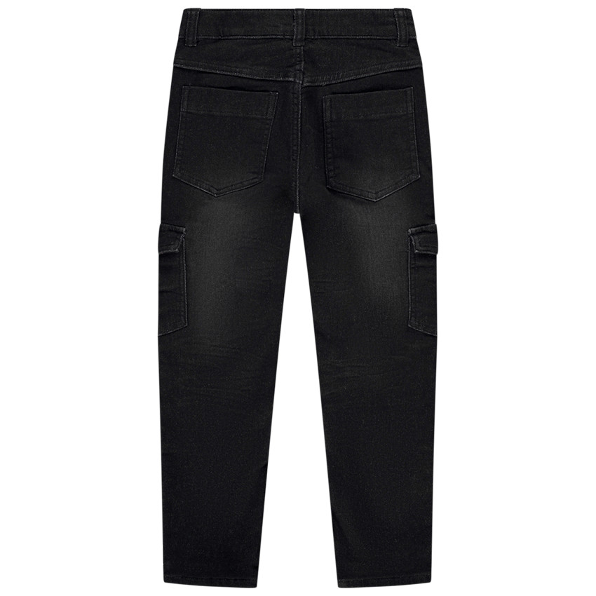 Τζιν cargo με εφέ ξεθωριασμένο για αγόρι 