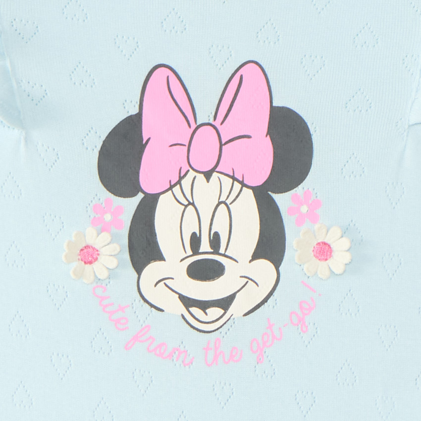 Σορτσάκι Minnie Disney από ανοιχτό πλέγμα για κορίτσι μωρό 