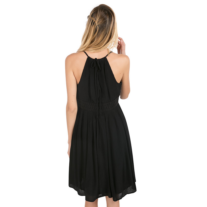 Φόρεμα εγκυμοσύνης με γκιπούρ δαντέλα στην ίδια απόχρωση 