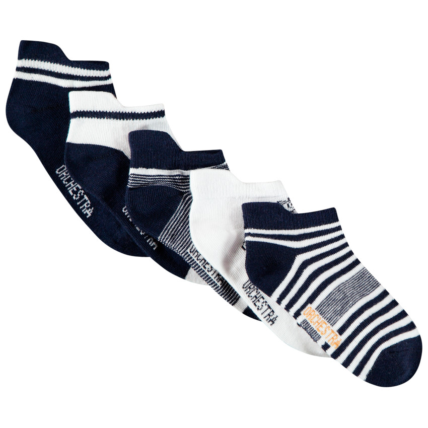 Σετ από 5 ζευγάρια κάλτσες ριγέ για αγόρι 