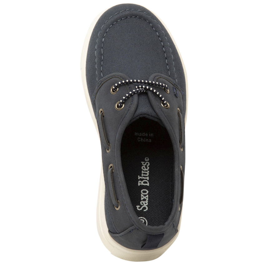 Χαμηλά αθλητικά παπούτσια από δύο υλικά με ελαστικά κορδόνια για αγόρι 