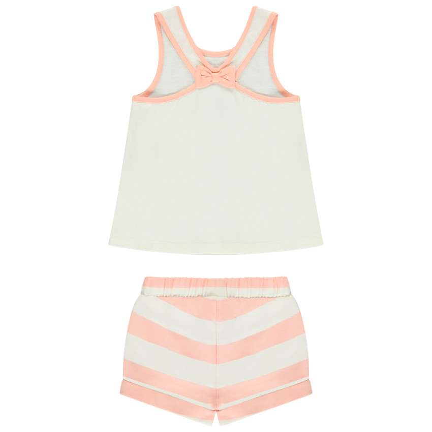 Σετ short molleton + αμάνικο μπλουζάκι με σχέδιο Minnie Disney για bebe κορίτσι  Additional Σετ short molleton + αμάνικο μπλουζάκι με σχέδιο Minnie Disney για bebe κορίτσι