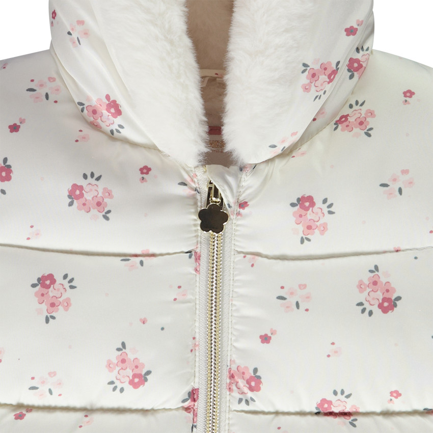 Μπουφάν Grand Froid με floral σχέδιο για bebe κορίτσι 