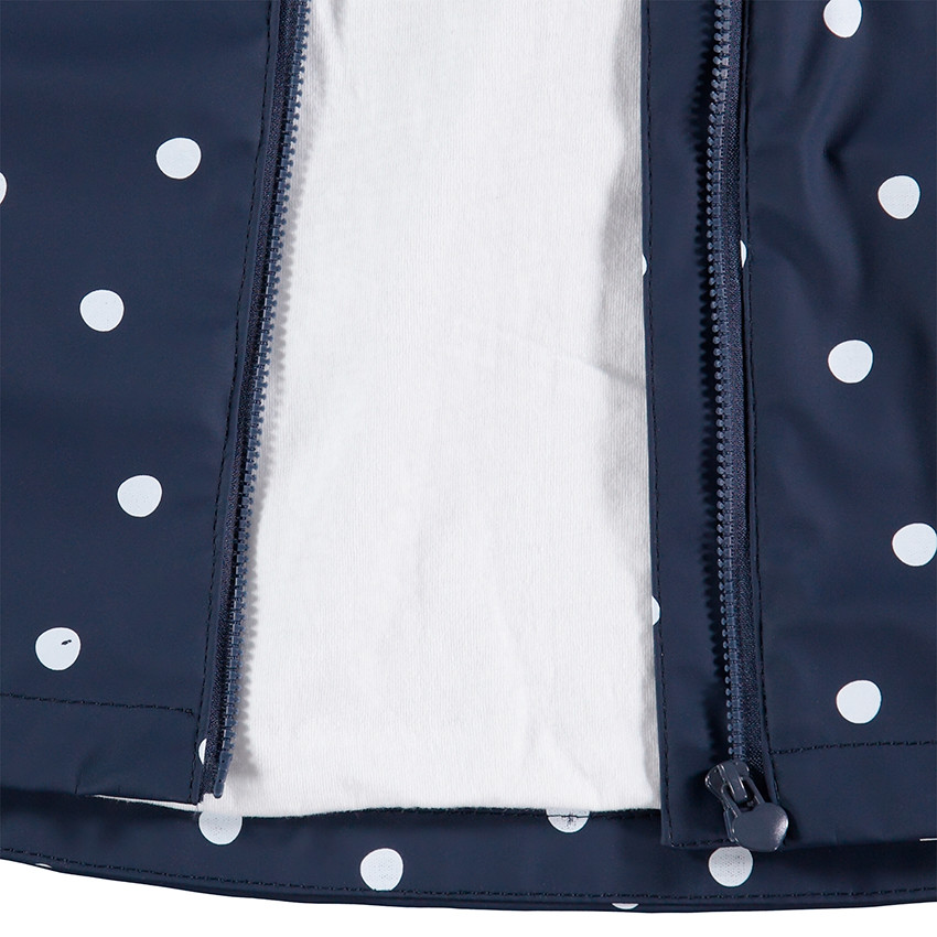 Παρκά από καουτσούκ πουά με επένδυση ζέρσεϊ 