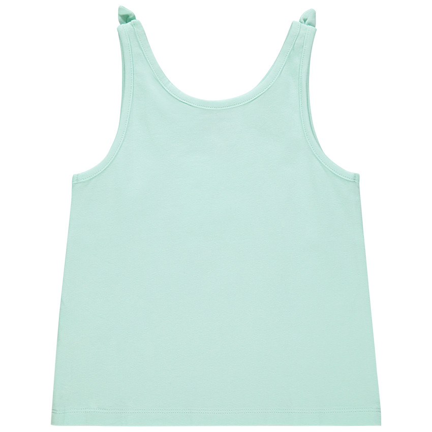 Αμάνικο μπλουζάκι με φαντεζί σχέδιο για κορίτσι 