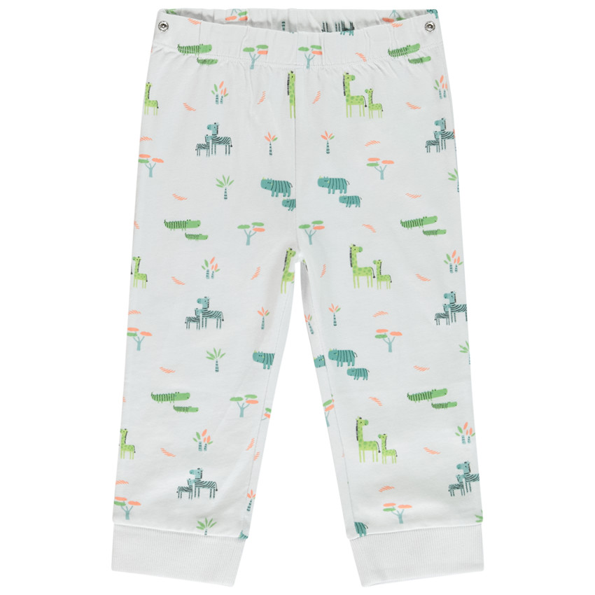 Πιτζάμα 2 τμχ. με σχέδια καμηλοπάρδαλης για bebe αγόρι με διαφορετικές λεπτομέρειες ανάλογα με την ηλικία 