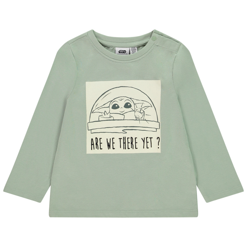 T-shirt μακρύ μανίκι με σχέδιο Grogu Star Wars Disney για μωρό αγόρι 