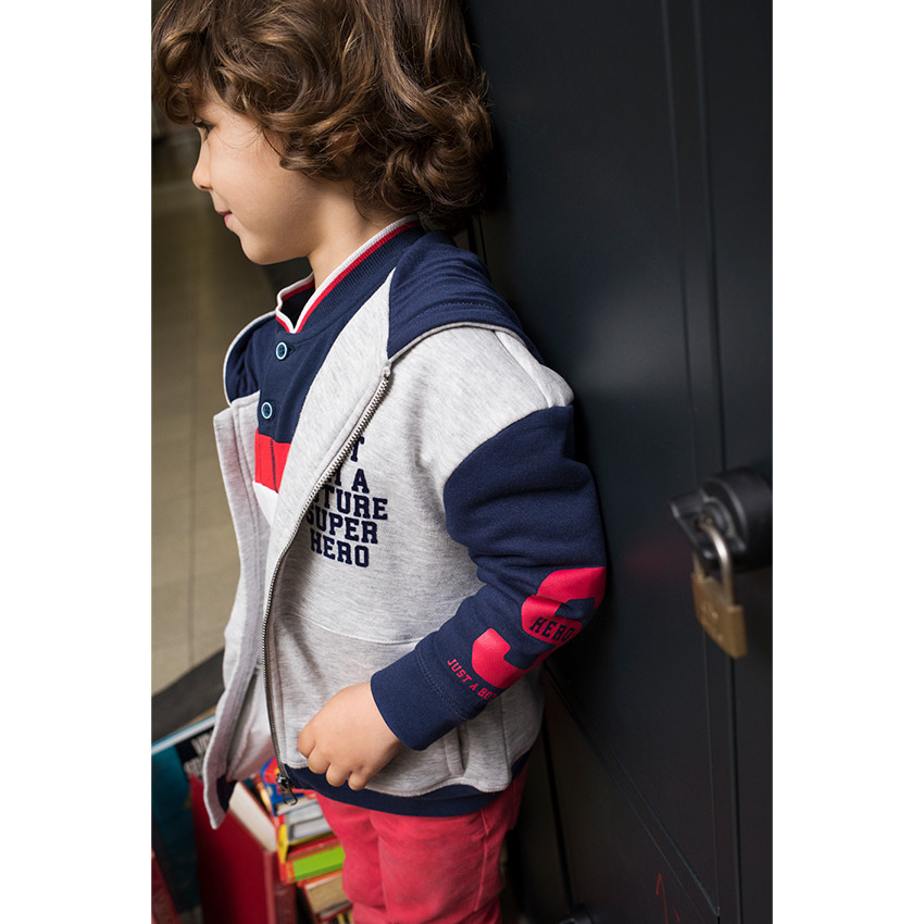 Μακρυμάνικο πόλο από βαμβακερό πικέ με λωρίδες σε αντίθεση και τσέπη  Additional Μακρυμάνικο πόλο από βαμβακερό πικέ με λωρίδες σε αντίθεση και τσέπη