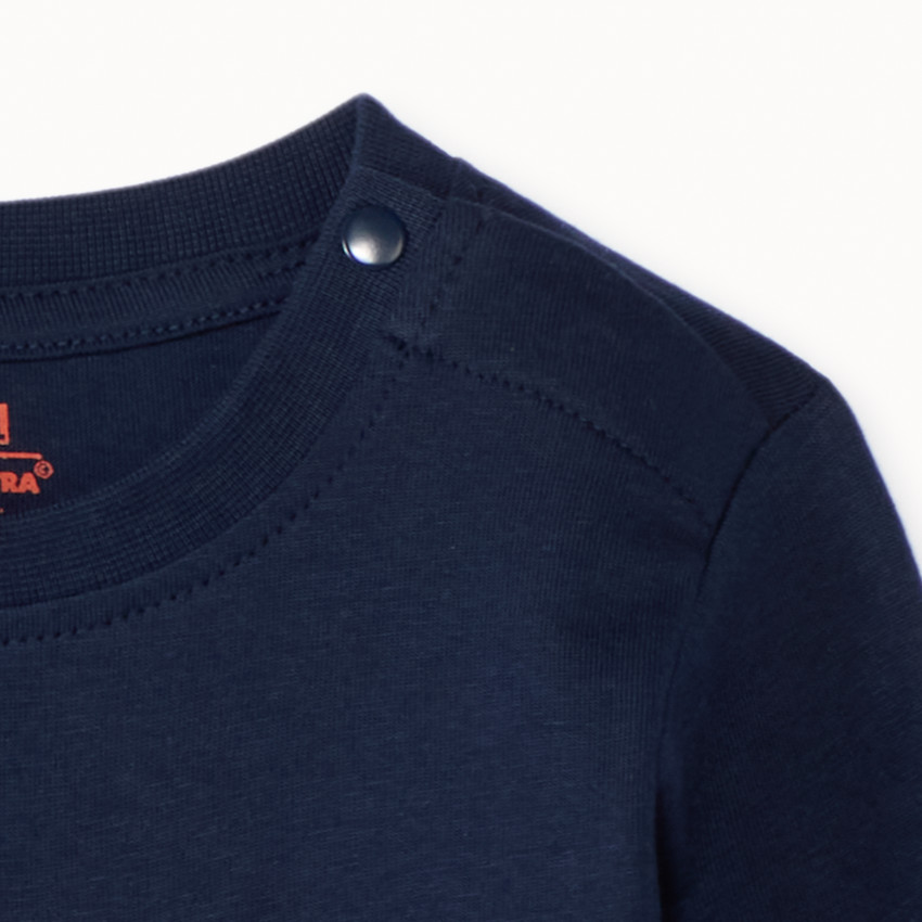 T-shirt à manches longues imprimé Captain America Marvel pour bébé garçon 