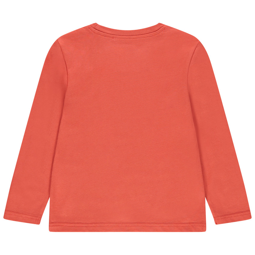 T-shirt manches longues orange print Batman 