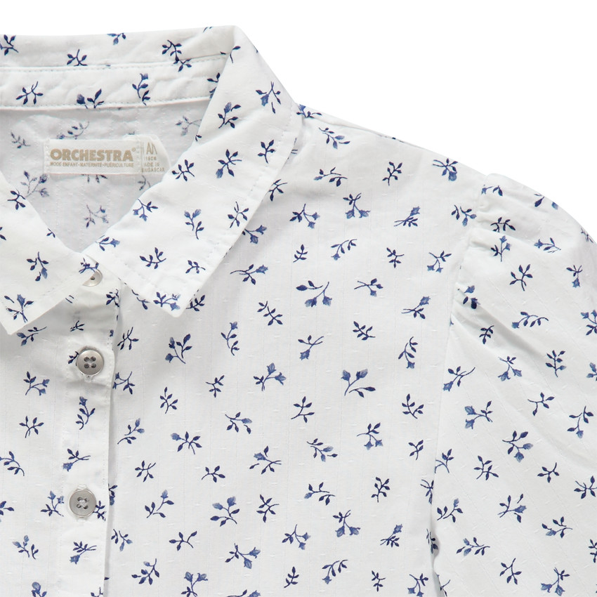 Πουκάμισο μακρυμάνικο με σχέδιο floral et σύνδεσμους 