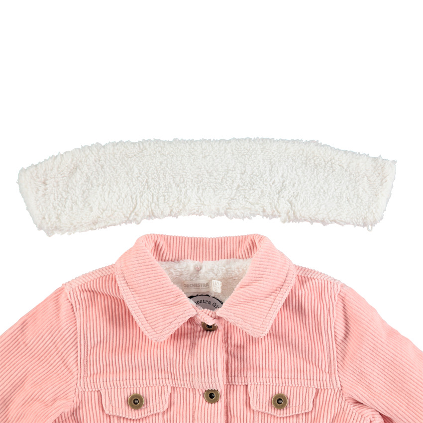 Kοτλέ ζακέτα με επένδυση από sherpa και vintage στυλ  Additional Kοτλέ ζακέτα με επένδυση από sherpa και vintage στυλ