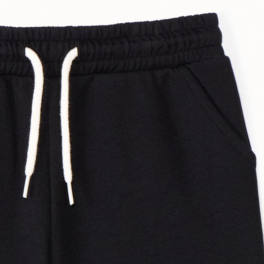 Σορτς από molleton μονόχρωμο για κορίτσι 