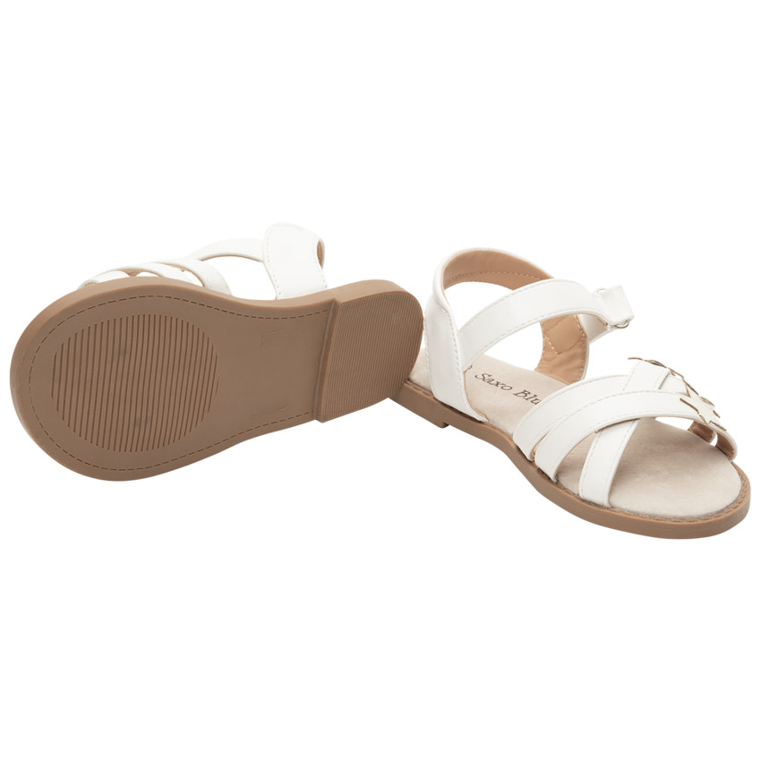 Σανδάλια λευκά με παρμένα αστέρια για κορίτσι 