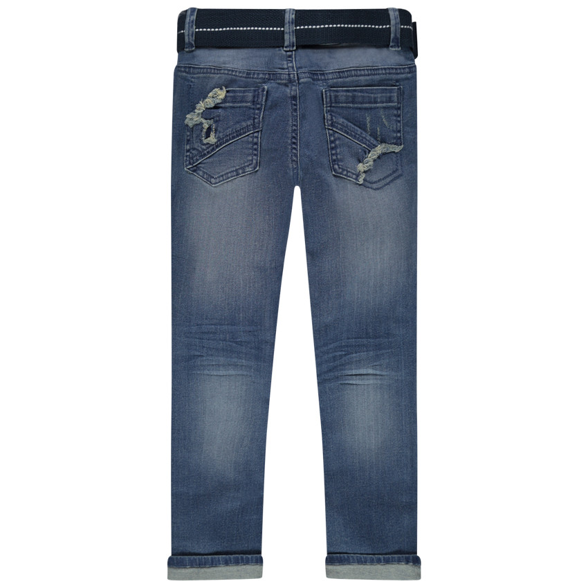 Τζιν με used όψη και αφαιρούμενη ζώνη 