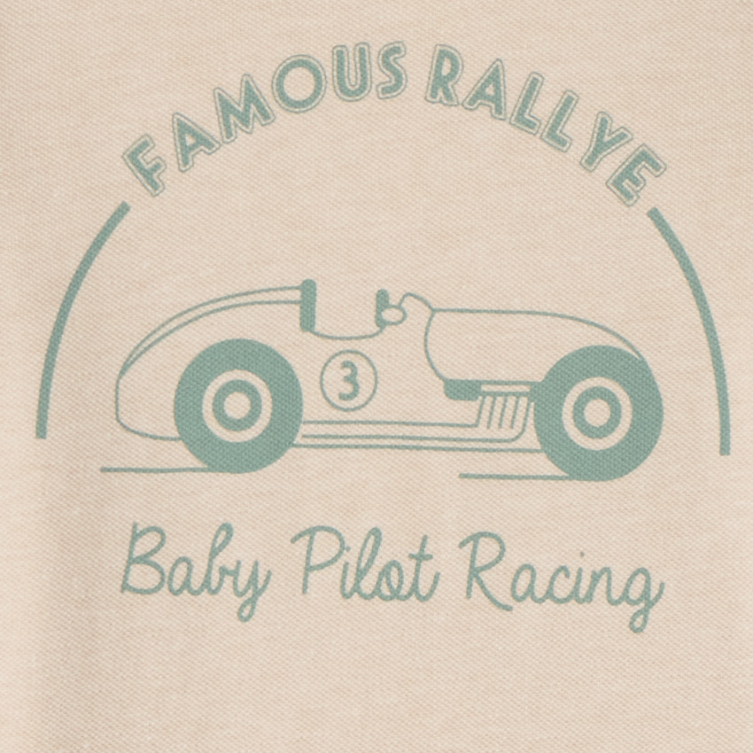 T-shirt με κοντά μανίκια με αυτοκίνητα για αγόρι μωρού 