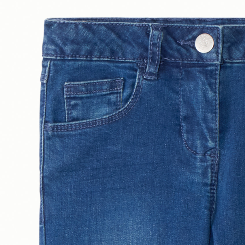 Παντελόνι skinny από denim για κορίτσι 