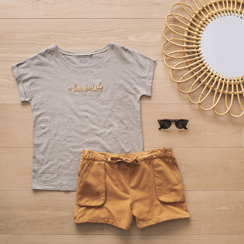 T-shirt εγκυμοσύνης κοντομάνικο με μήνυμα 