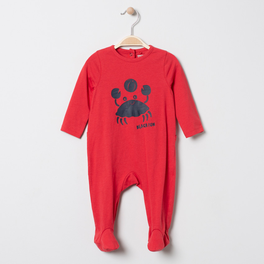 Dors-bien en jersey print crabe 