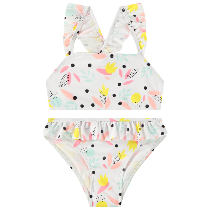 Μαγιό 2 τμχ. με φαντεζί σχέδιο για κορίτσι 