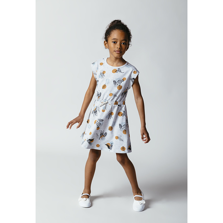 Φόρεμα jersey αμάνικο με σχέδιο 