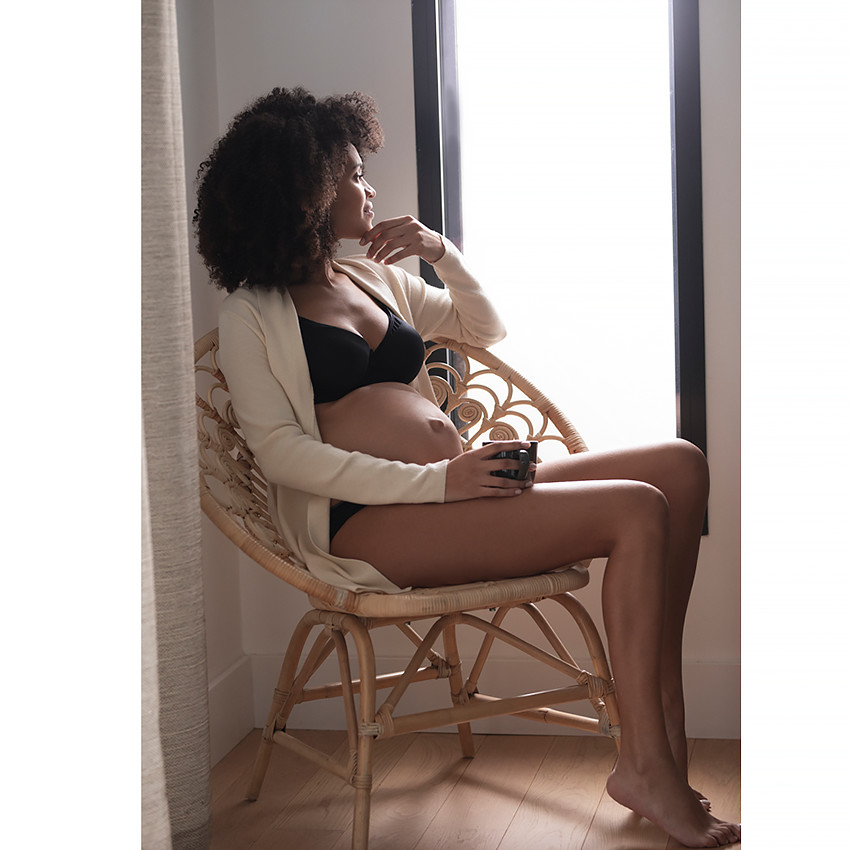 Σουτιέν θηλασμού με καλούπι και τελείωμα από λεπτό δίχτυ 