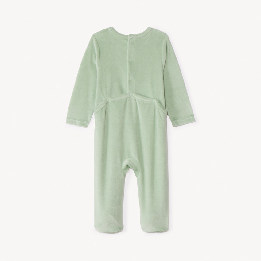 Ενιαίο βρεφικό υπνόσακος από βελούδο με σχέδιο για αγόρι. 