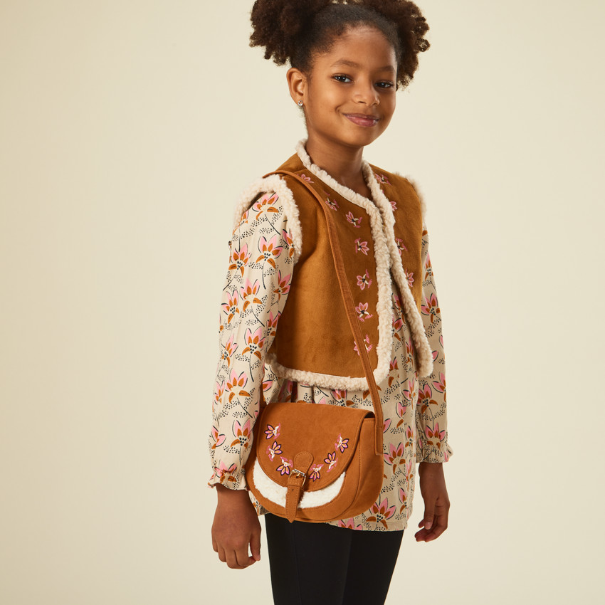 Τουνίκ με μακριά μανίκια και floral σχέδιο για κορίτσι 