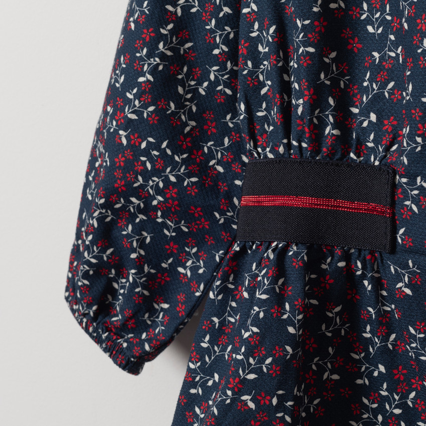 Robe manches longues imprimé all-over 