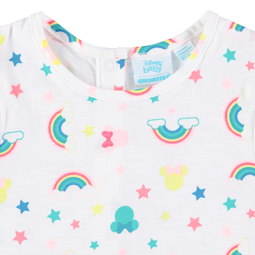 Σετ σαλοπέτα κίτρινη με εμπριμέ μπλουζάκι   Additional Σετ σαλοπέτα κίτρινη με εμπριμέ μπλουζάκι