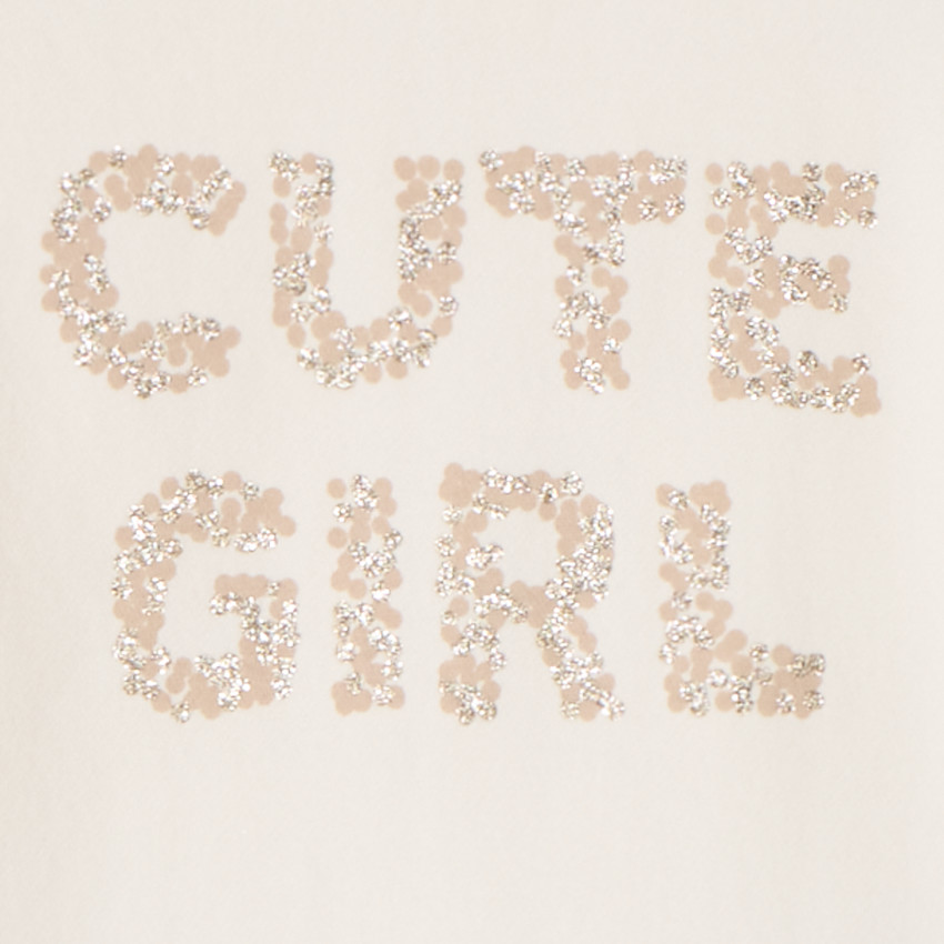 Ensemble sweat fantaisie + jogging pour bébé fille  